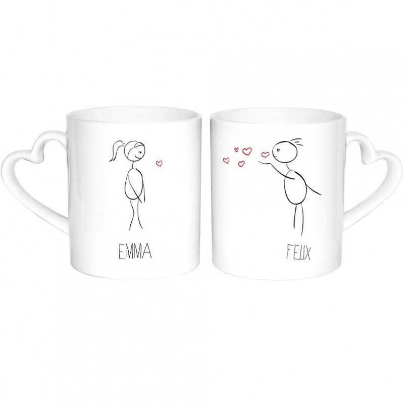 geschenke fuer jeden anlass hochzeit kissen paerchen strichzeichnung namen geschenke fuer jeden anlass hochzeit kissen paerchen strichzeichnung namen