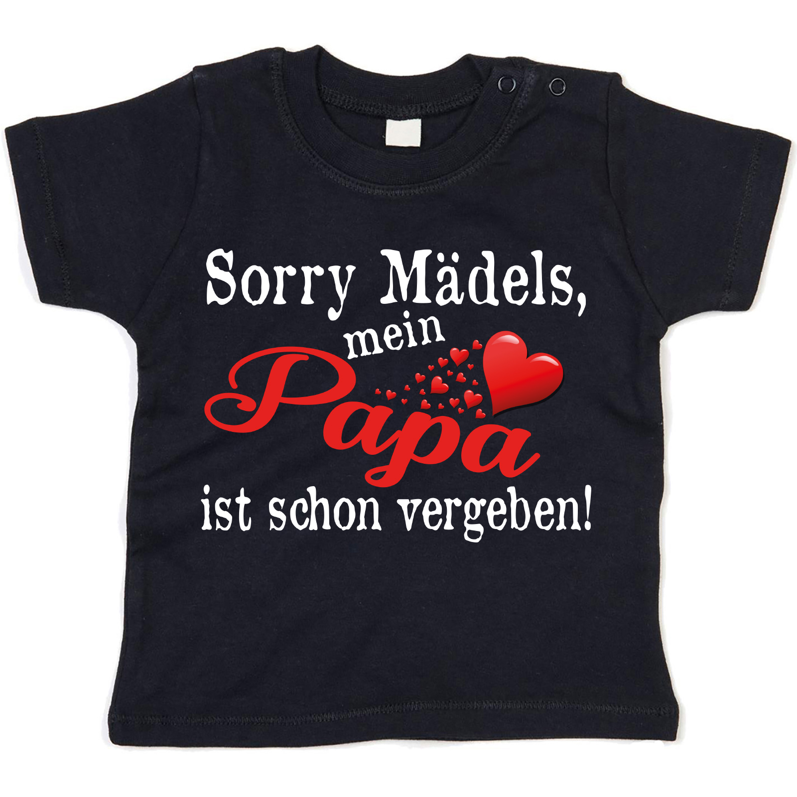 Kinder Babyshirt Modell Sorry Mädels mein Papa ist vergeben  - Onlineshop LieblingsMensch