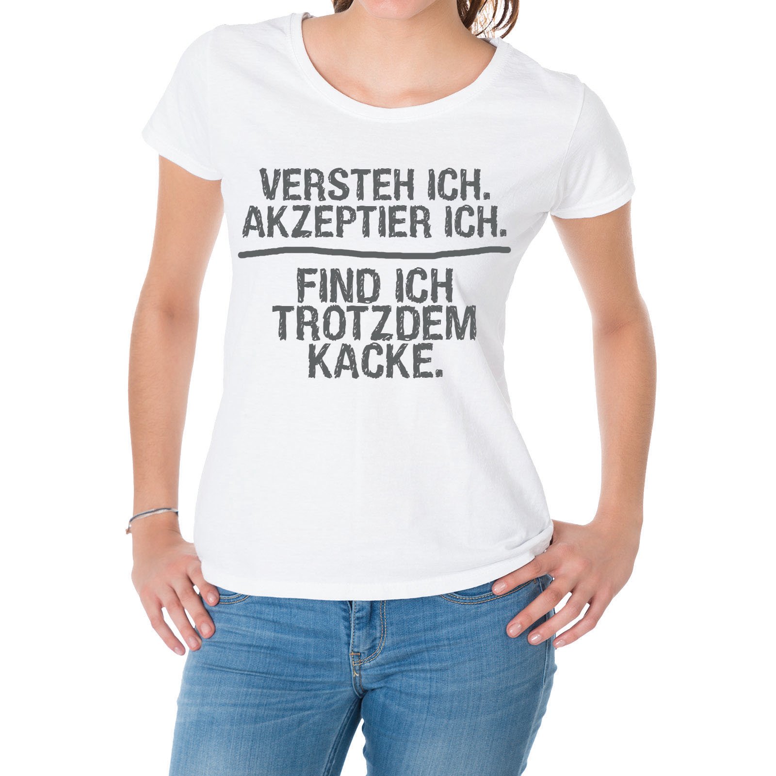 Damen T Shirt Modell Versteh ich  - Onlineshop LieblingsMensch