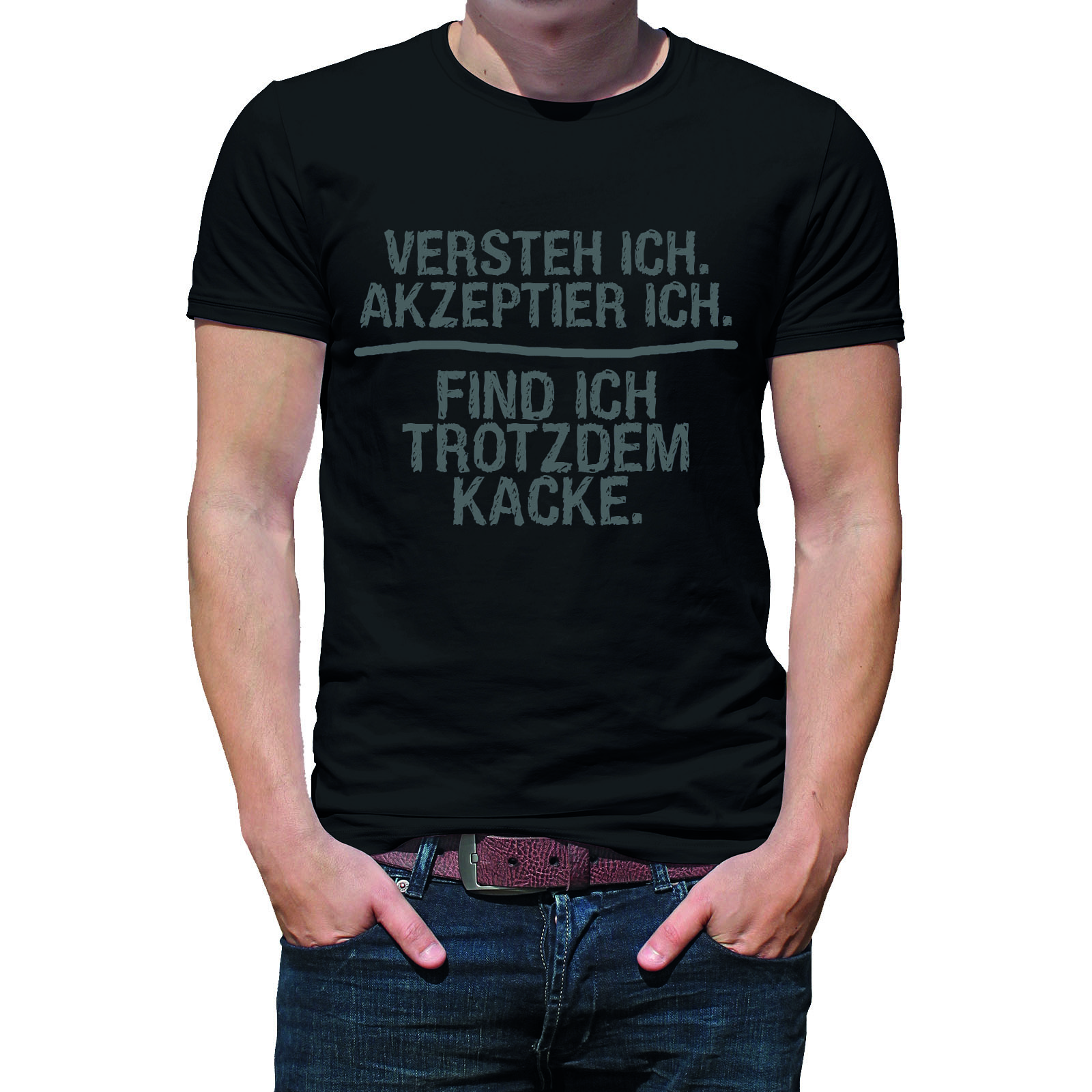 Herren T Shirt Modell Versteh ich  - Onlineshop LieblingsMensch