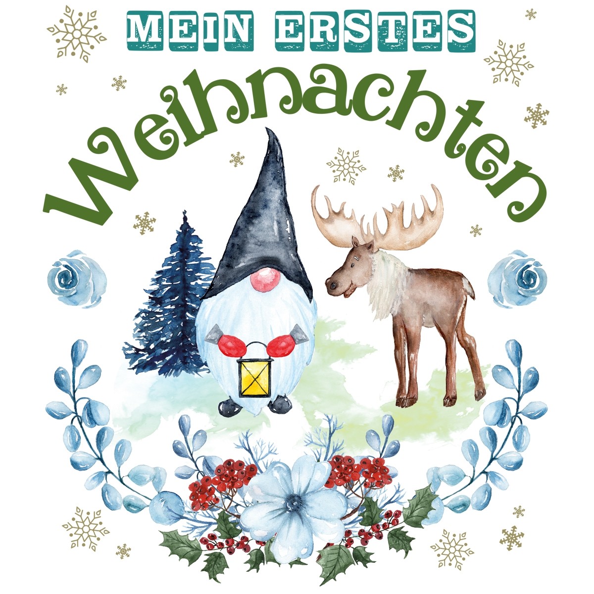 Babybody Modell Mein erstes Weihnachten!