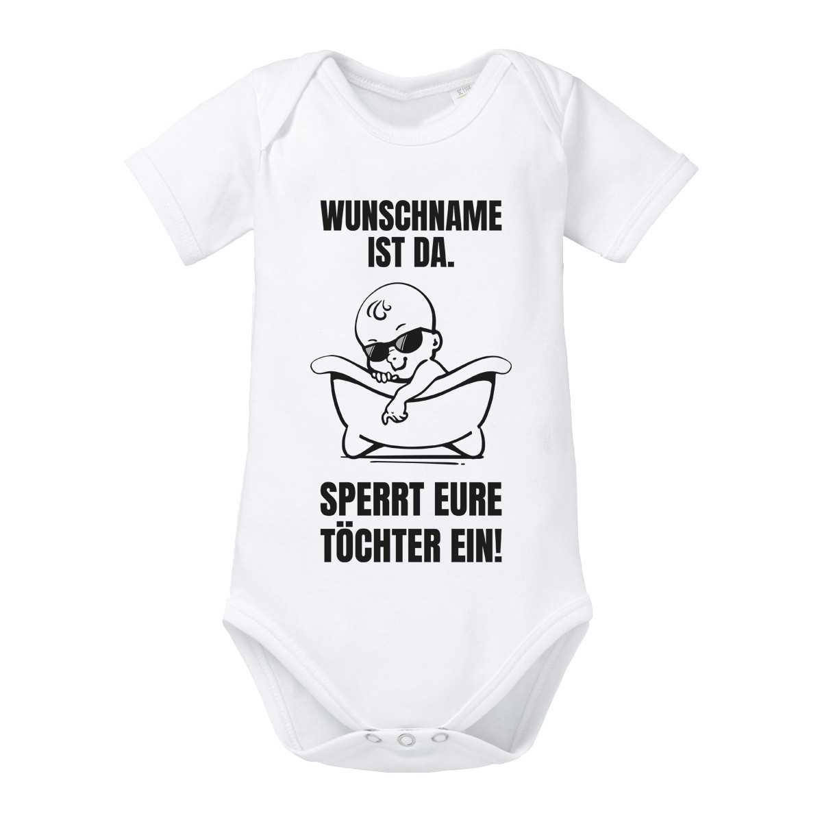 Ich Bin Da Kleiner Bär Babybody Modell: Ich bin da (Personalisierbar)