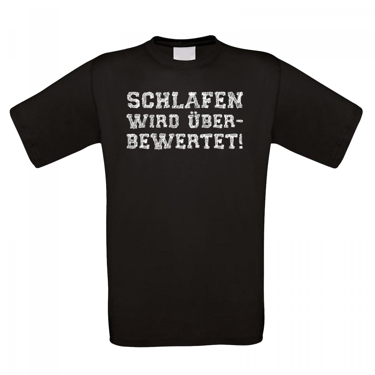 Funshirt Weiss Oder Schwarz Als Tanktop Oder Shirt Schlafen Wird Uberbewertet