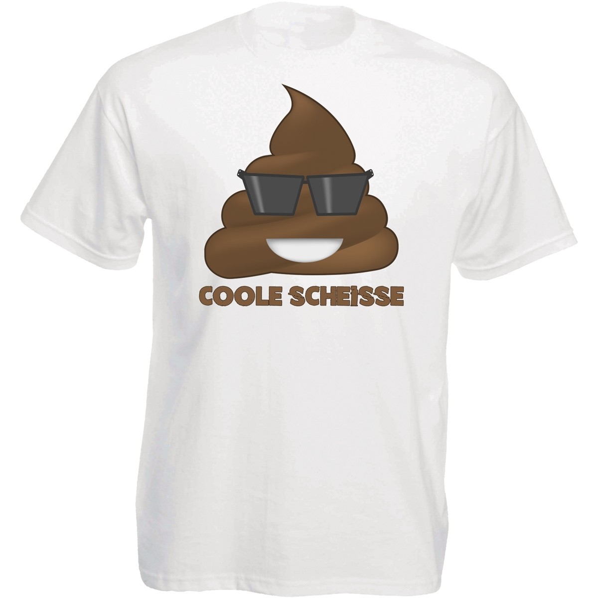 Funshirt weiß oder schwarz - Coole scheisse