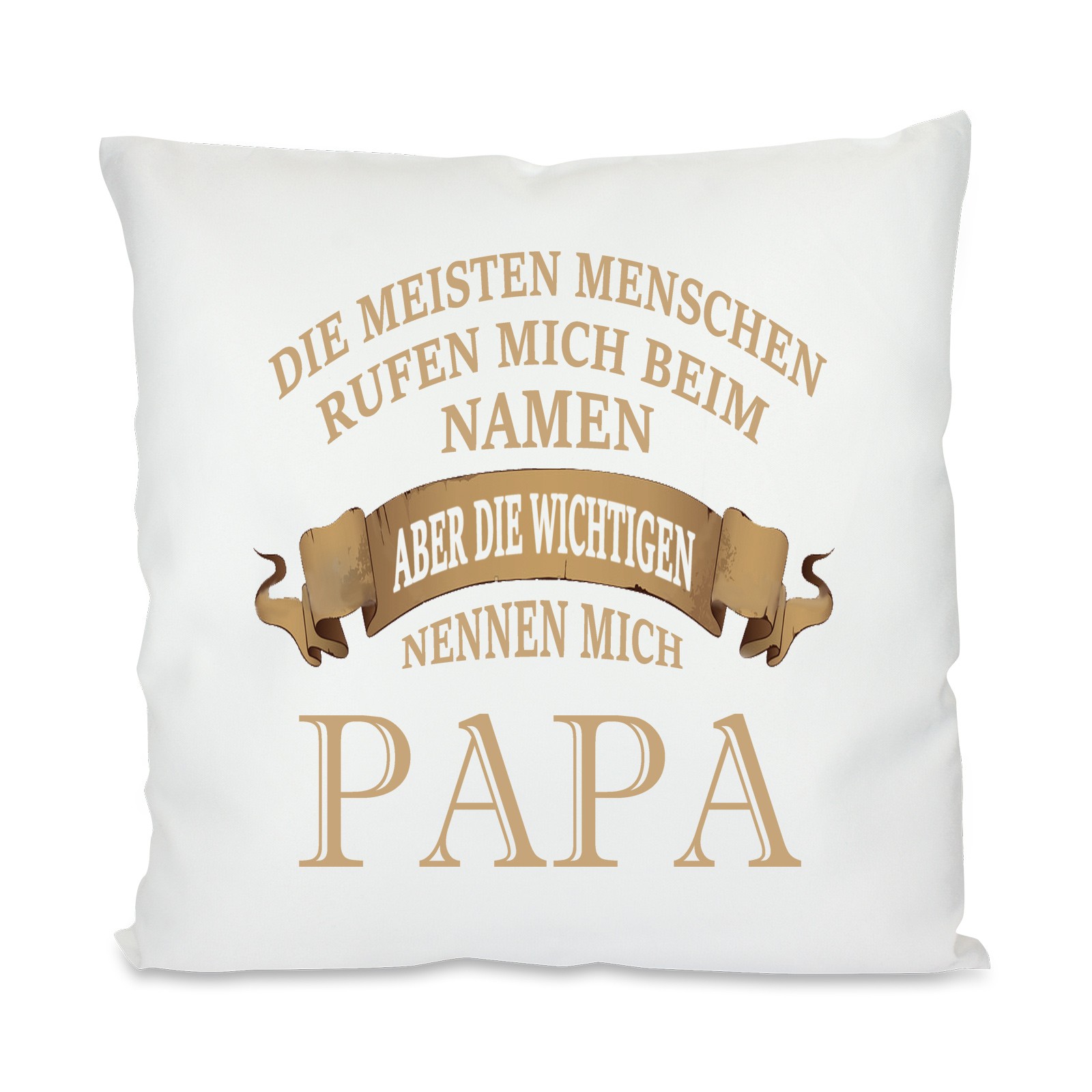 Kissen mit Motiv - Modell: Papa