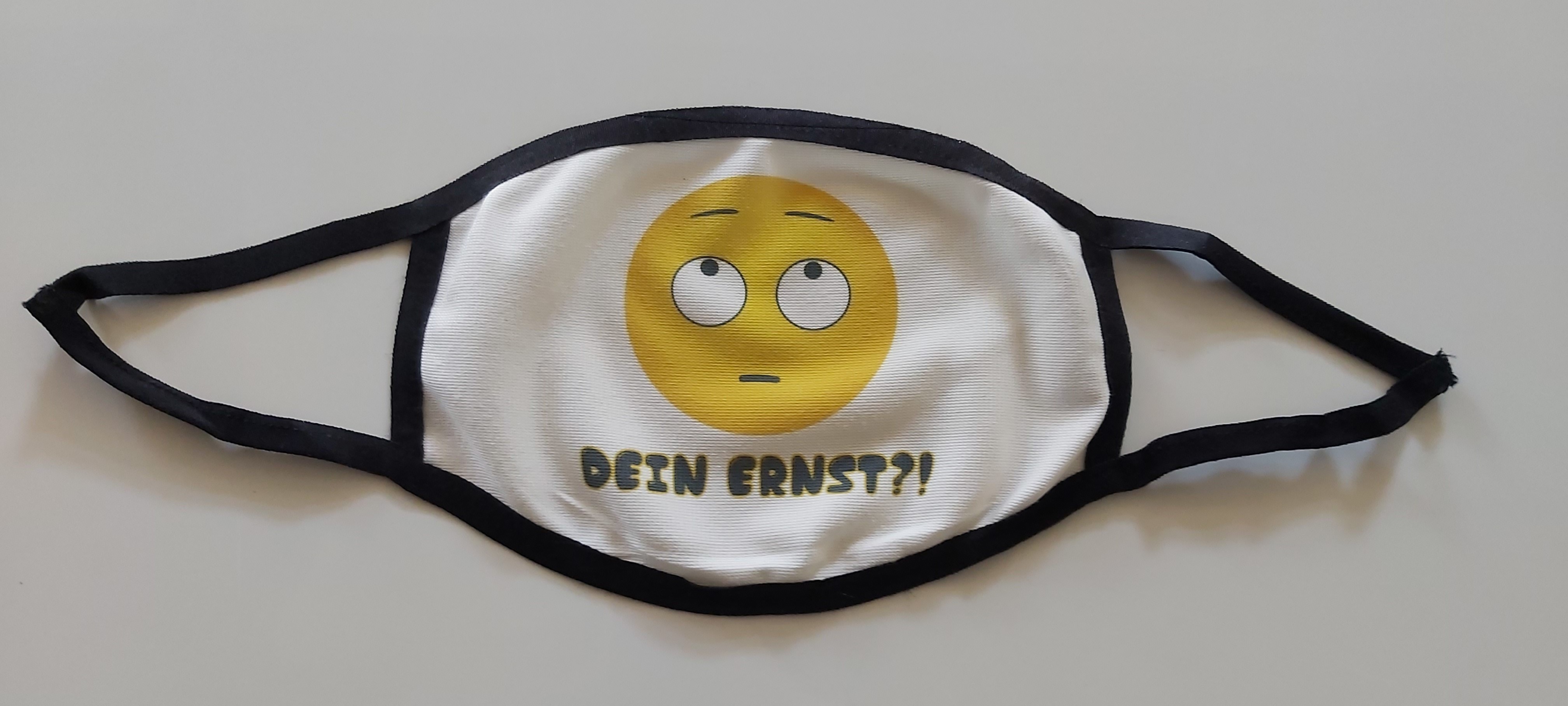  Mund Nase Maske Dein Ernst? mit Gummizug