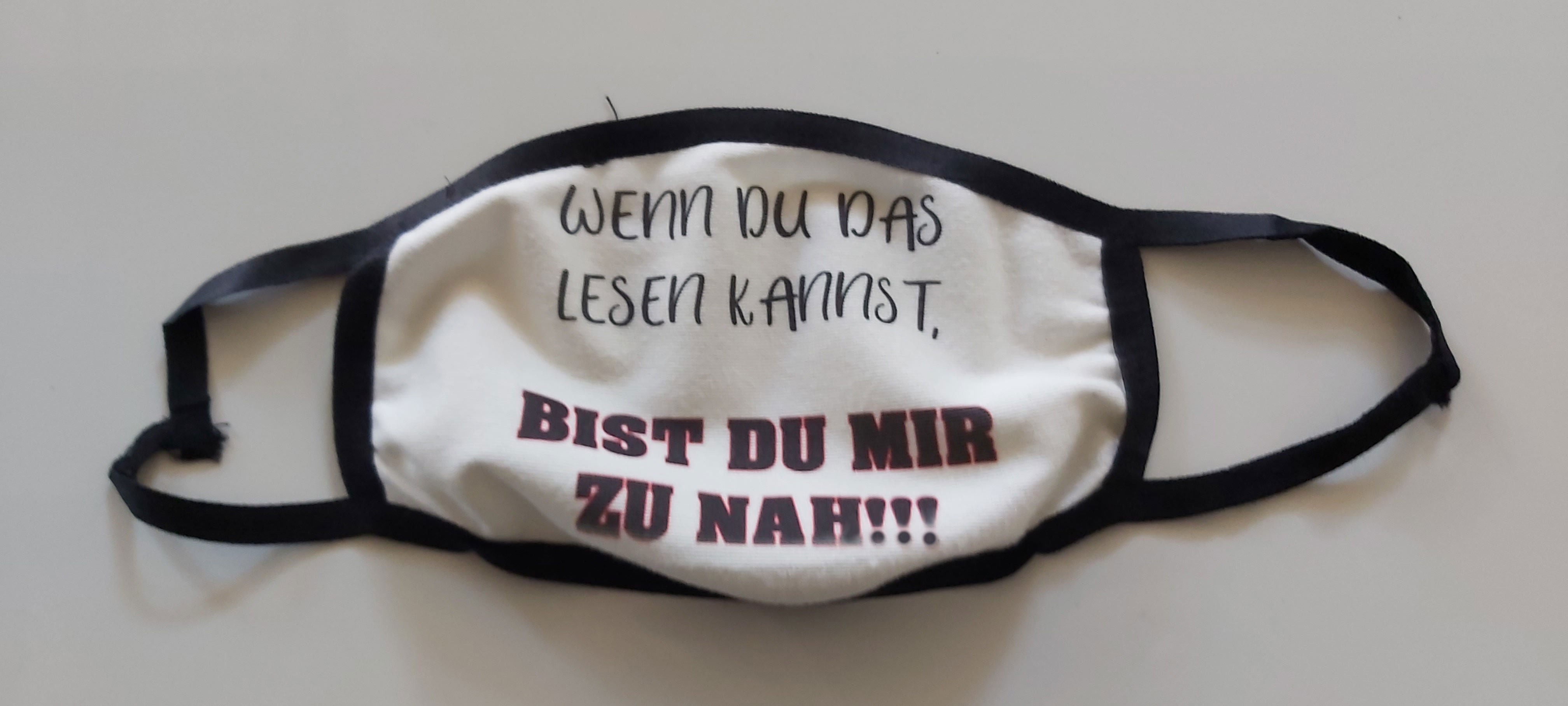  Mund Nase Maske Wenn Du das lesen kannst... mit Gummizug