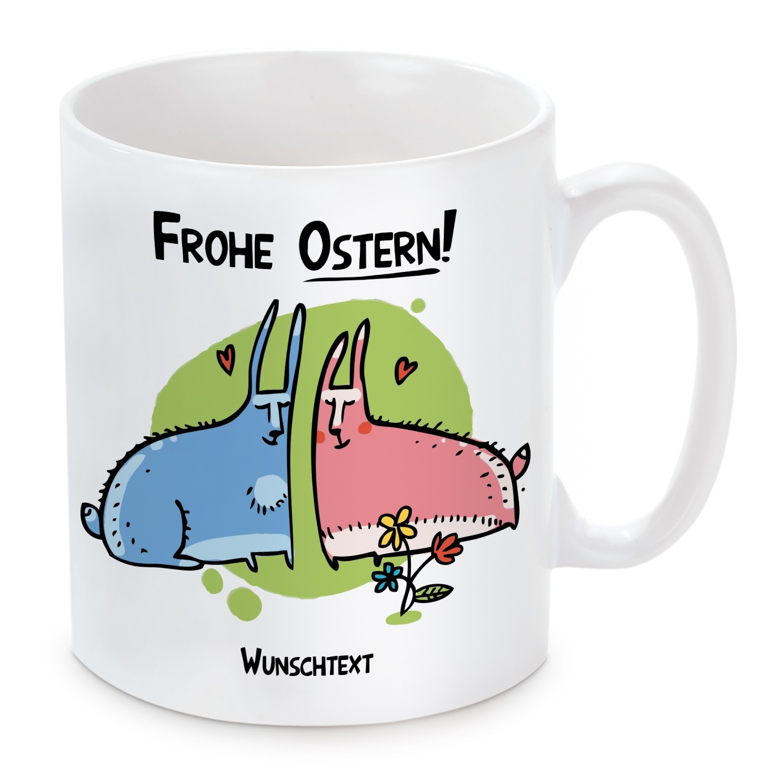 Tasse: Frohe Ostern! (personalisierbar)