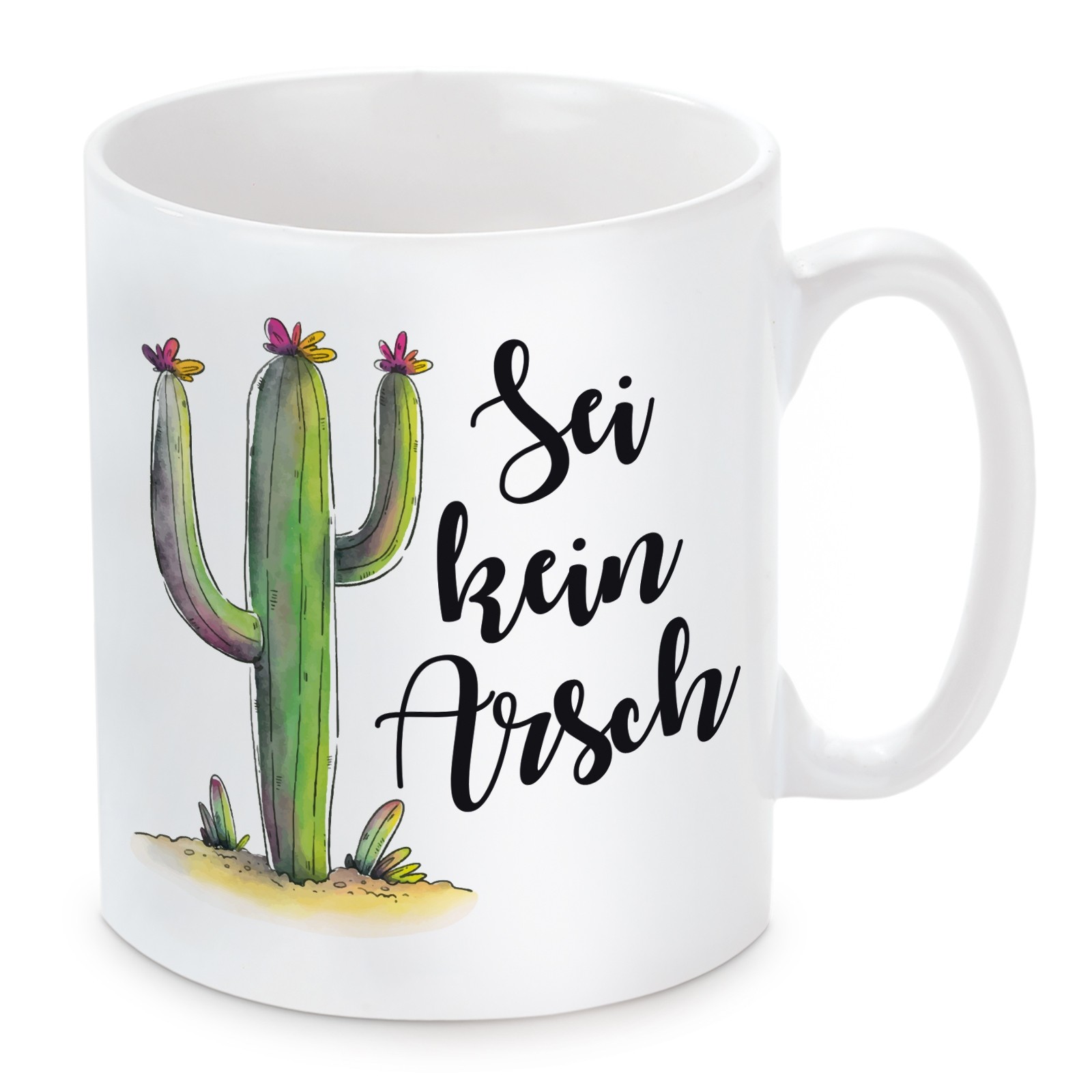 Tasse mit Motiv - Sei kein Arsch.