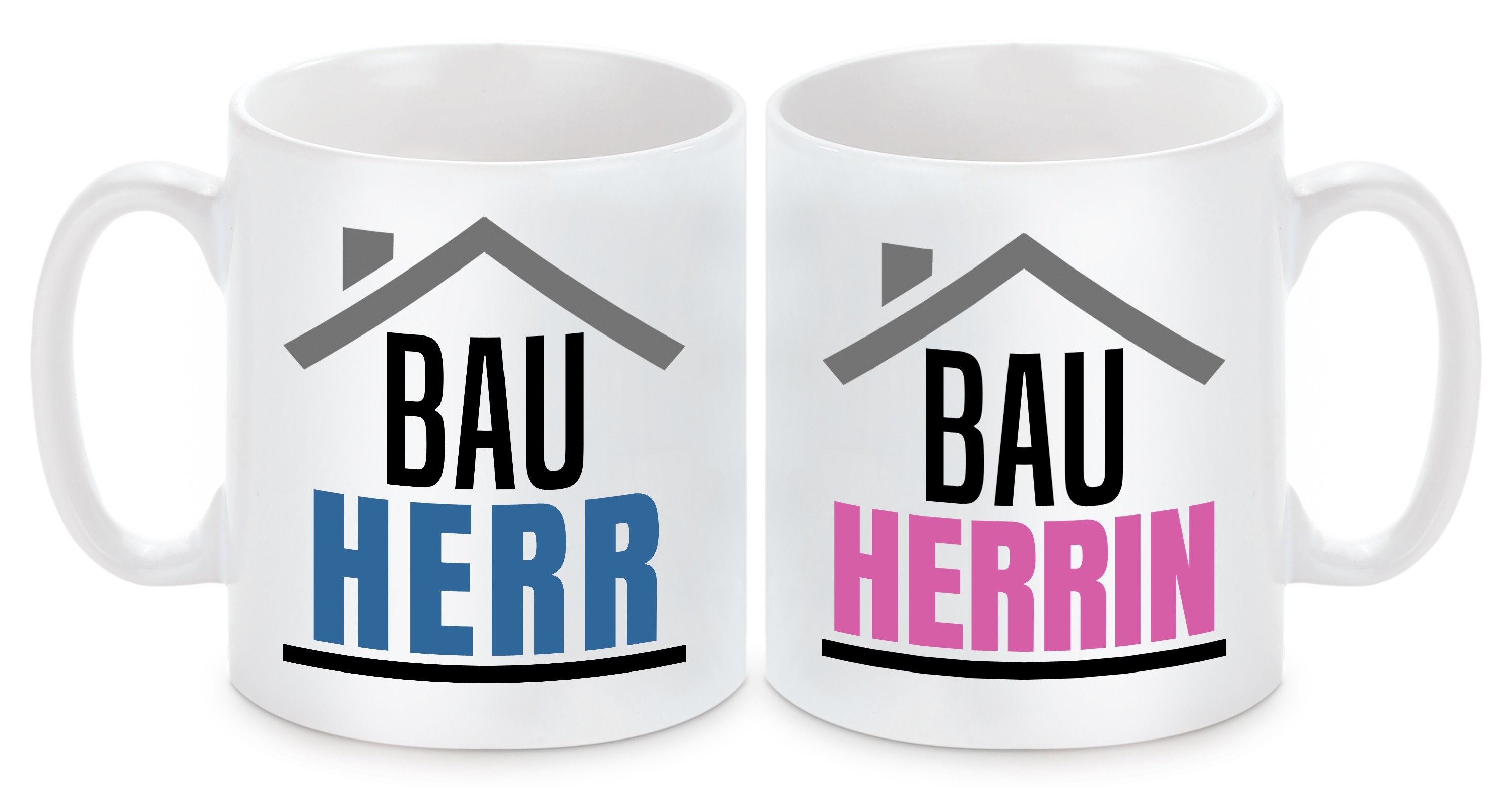 Tasse mit Motiv - Bauherr / Bauherrin