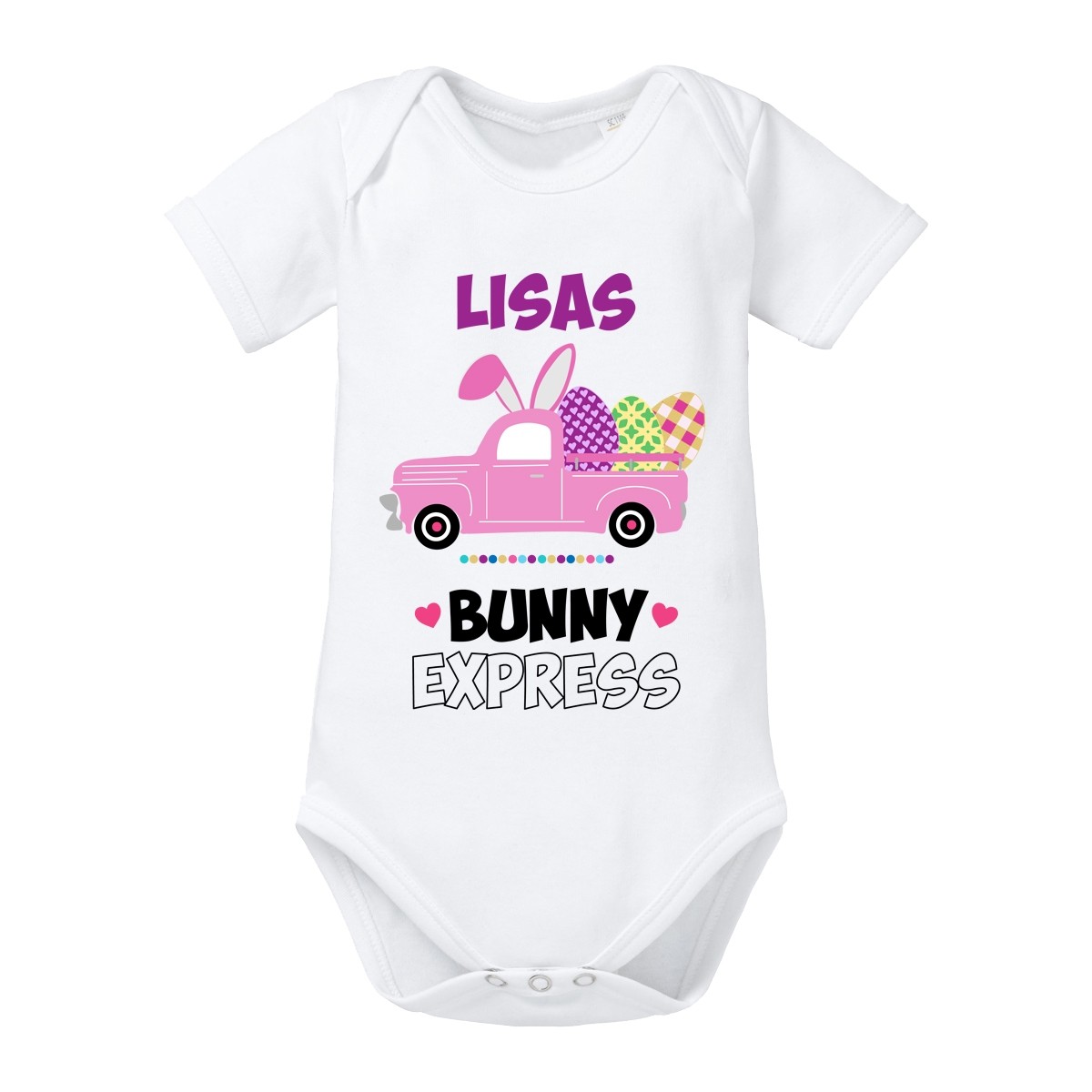 Babybody: BunnyExpress (Mädchen, personalisierbar)