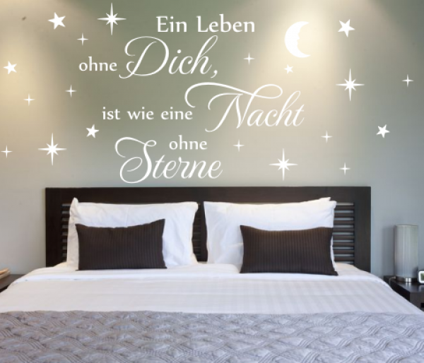 Wandtattoo Spruch