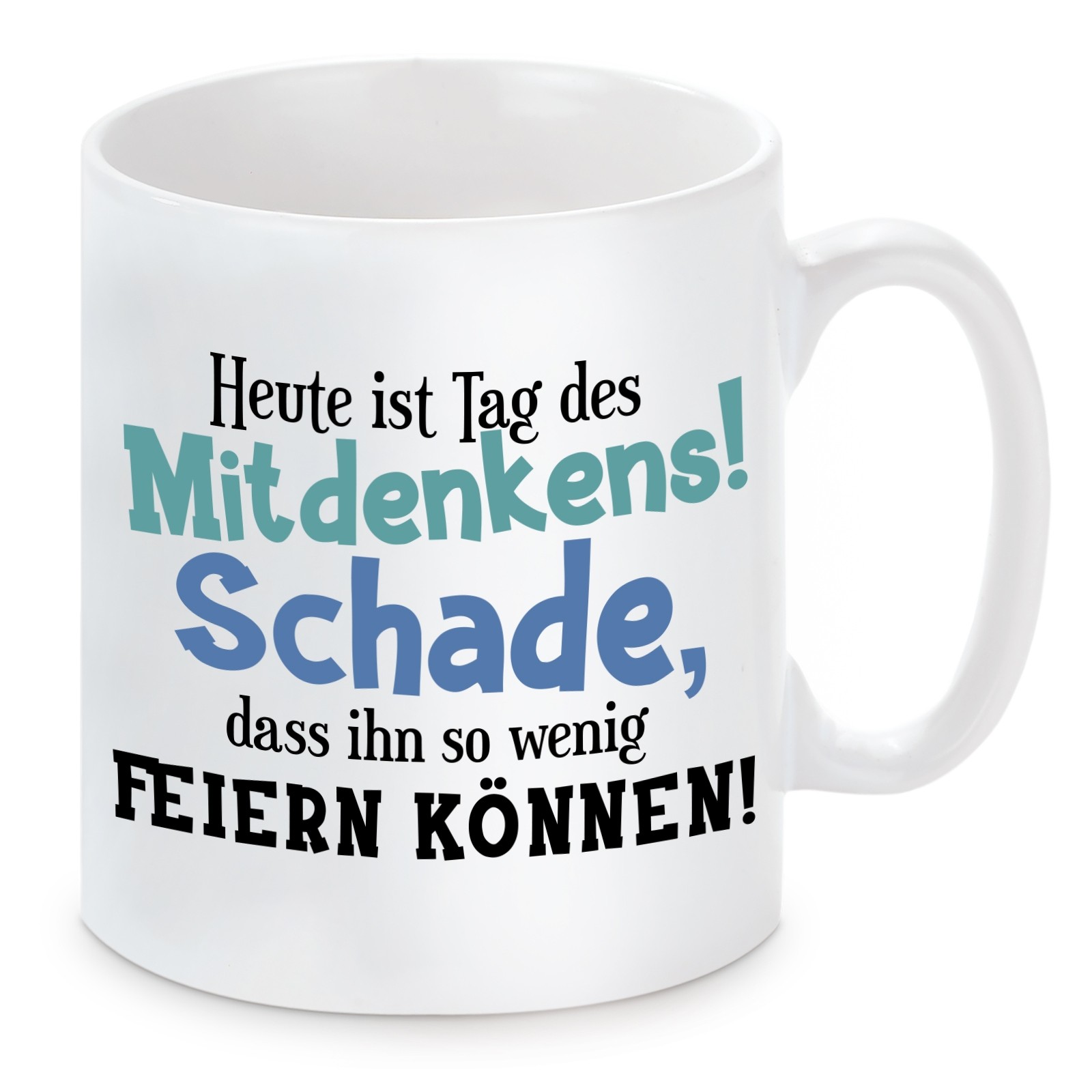 Tasse mit Motiv - Tag des Mitdenkens