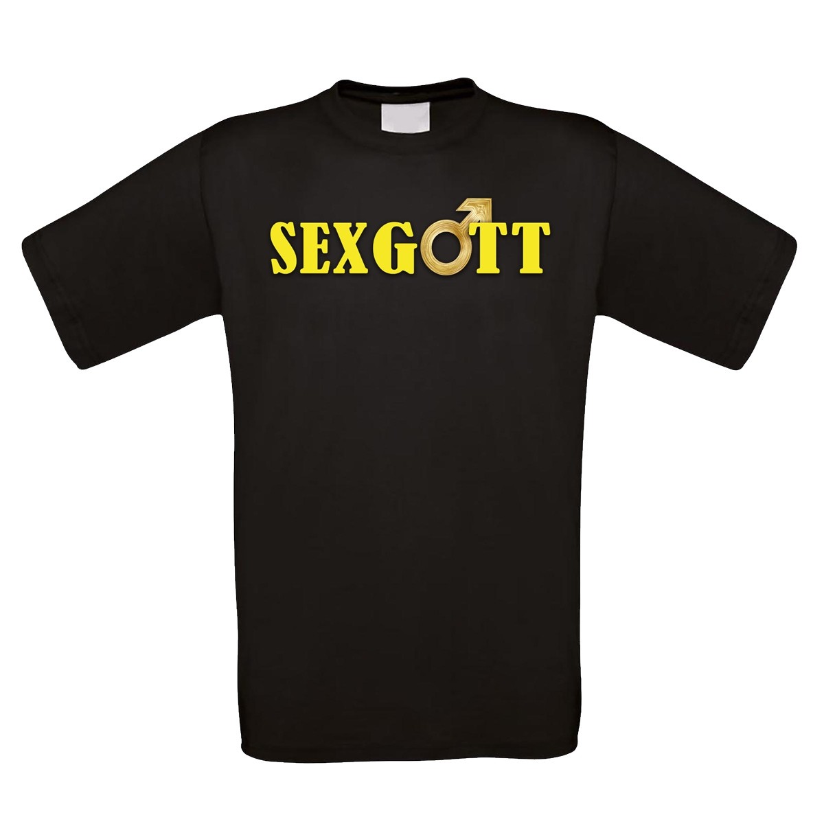 Funshirt weiß oder schwarz - Sexgott