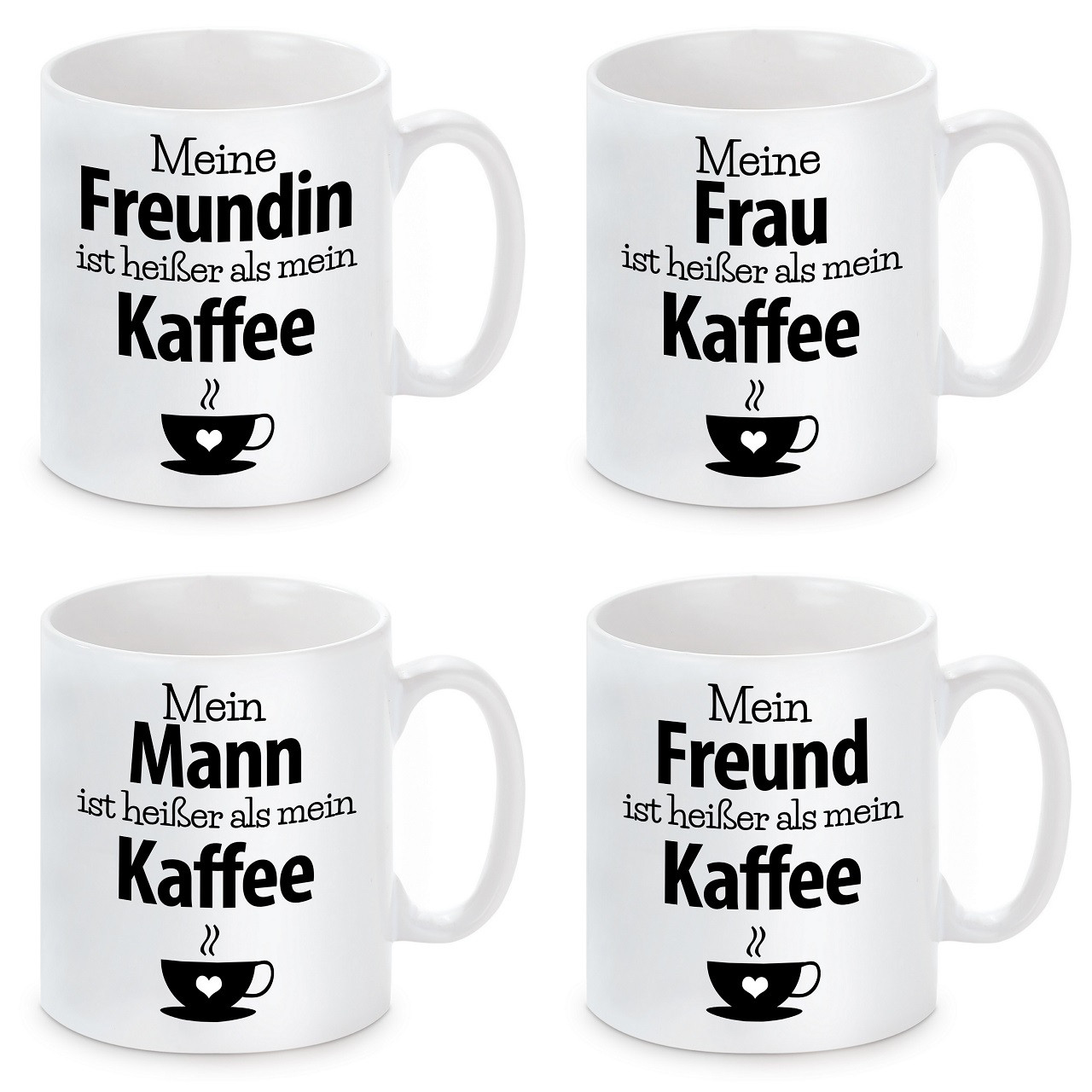 Tasse mit Motiv - Ist heißer als mein Kaffee