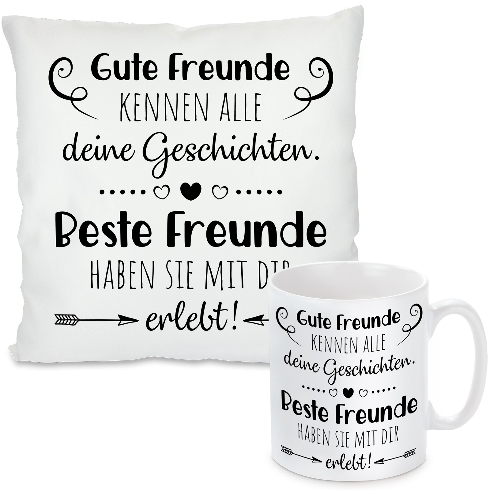 Kissen oder Tasse: Beste Freunde