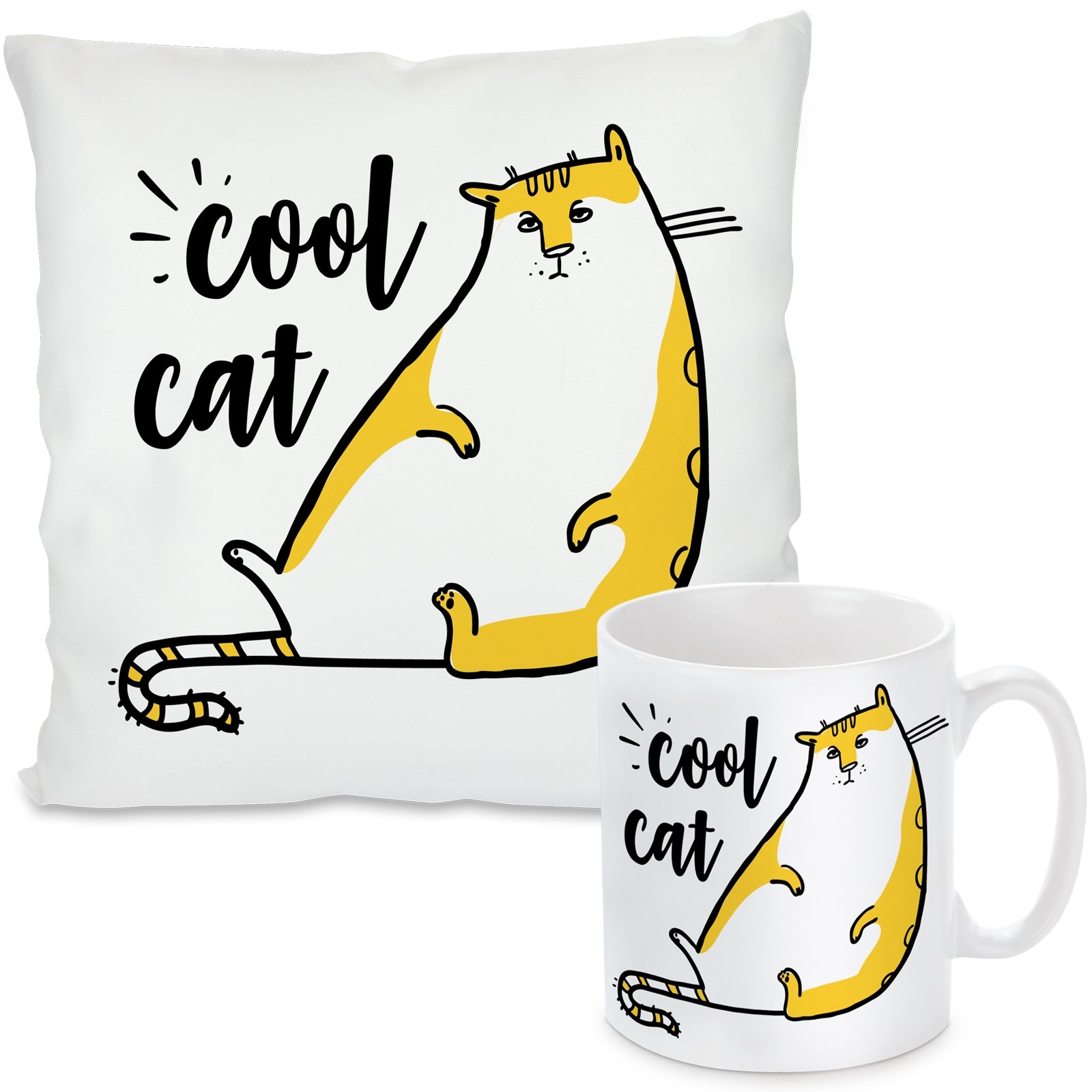 Kissen oder Tasse: Cool Cat