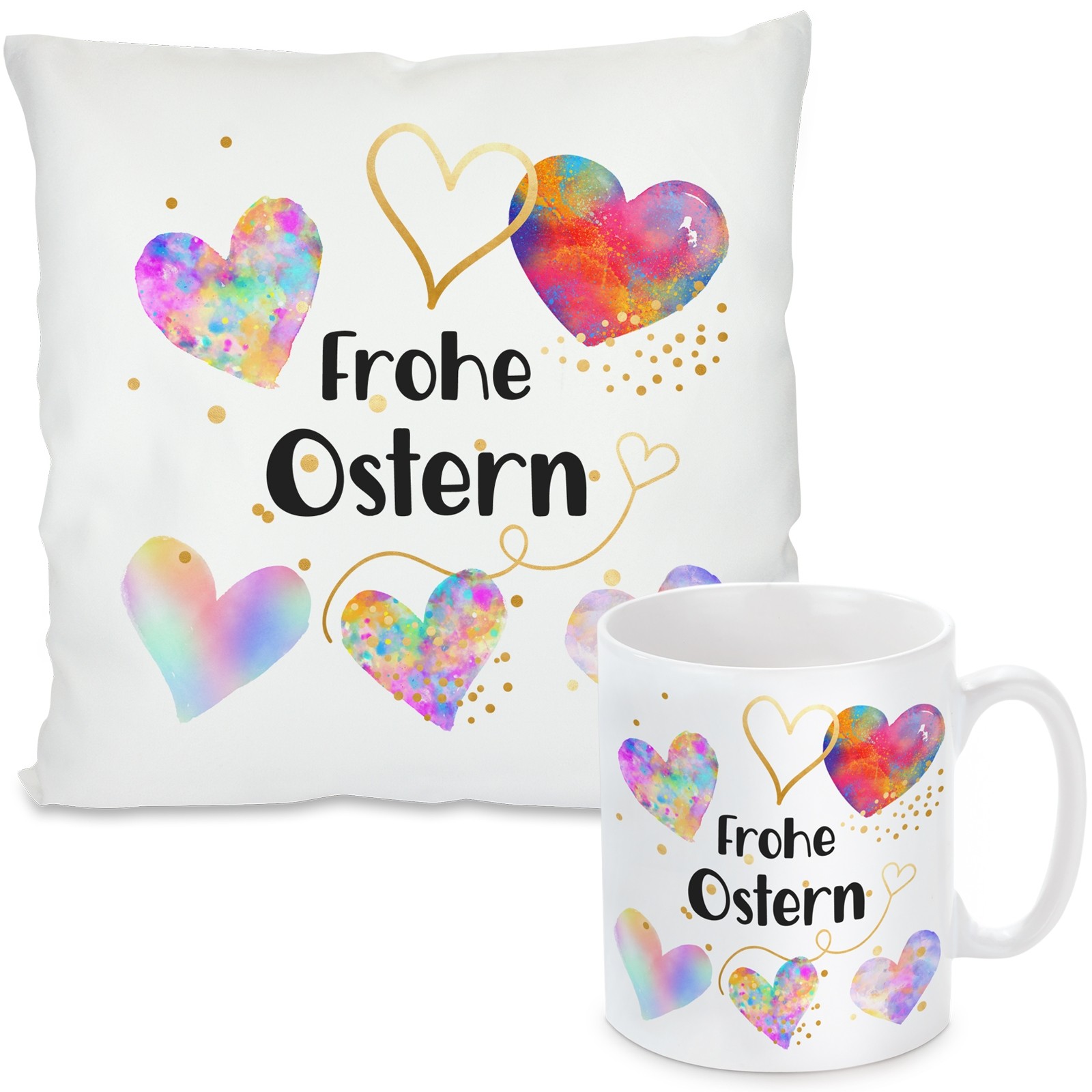 Kissen oder Tasse: Frohe Ostern