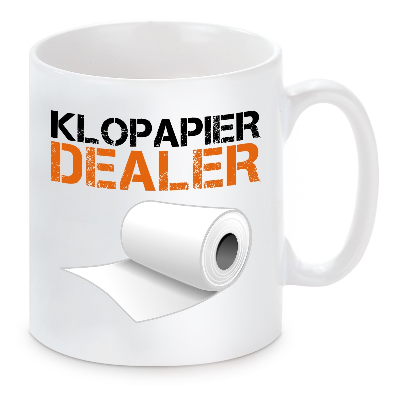 Tasse mit Motiv - Klopapier Dealer