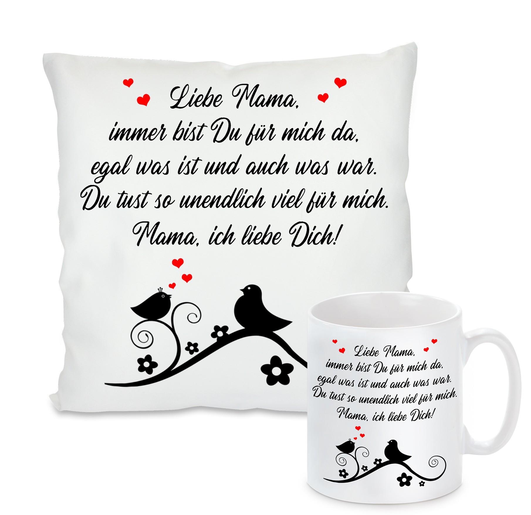 Kissen oder Tasse: Liebe Mama