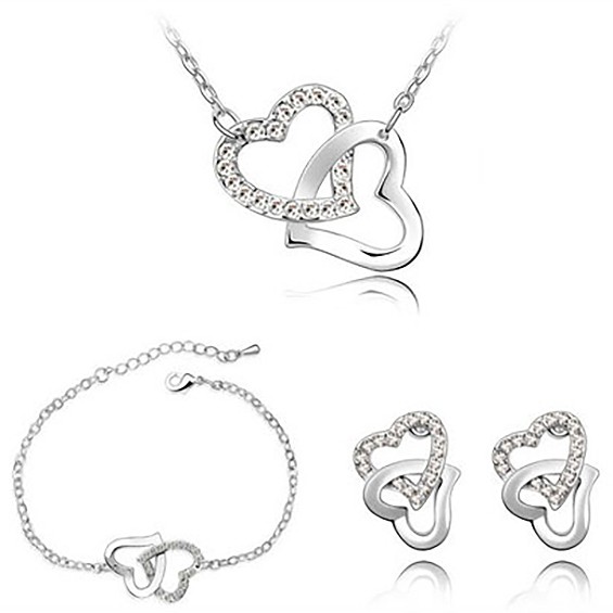 Schönes Schmuckset / Halskette, Armband und Ohrringe