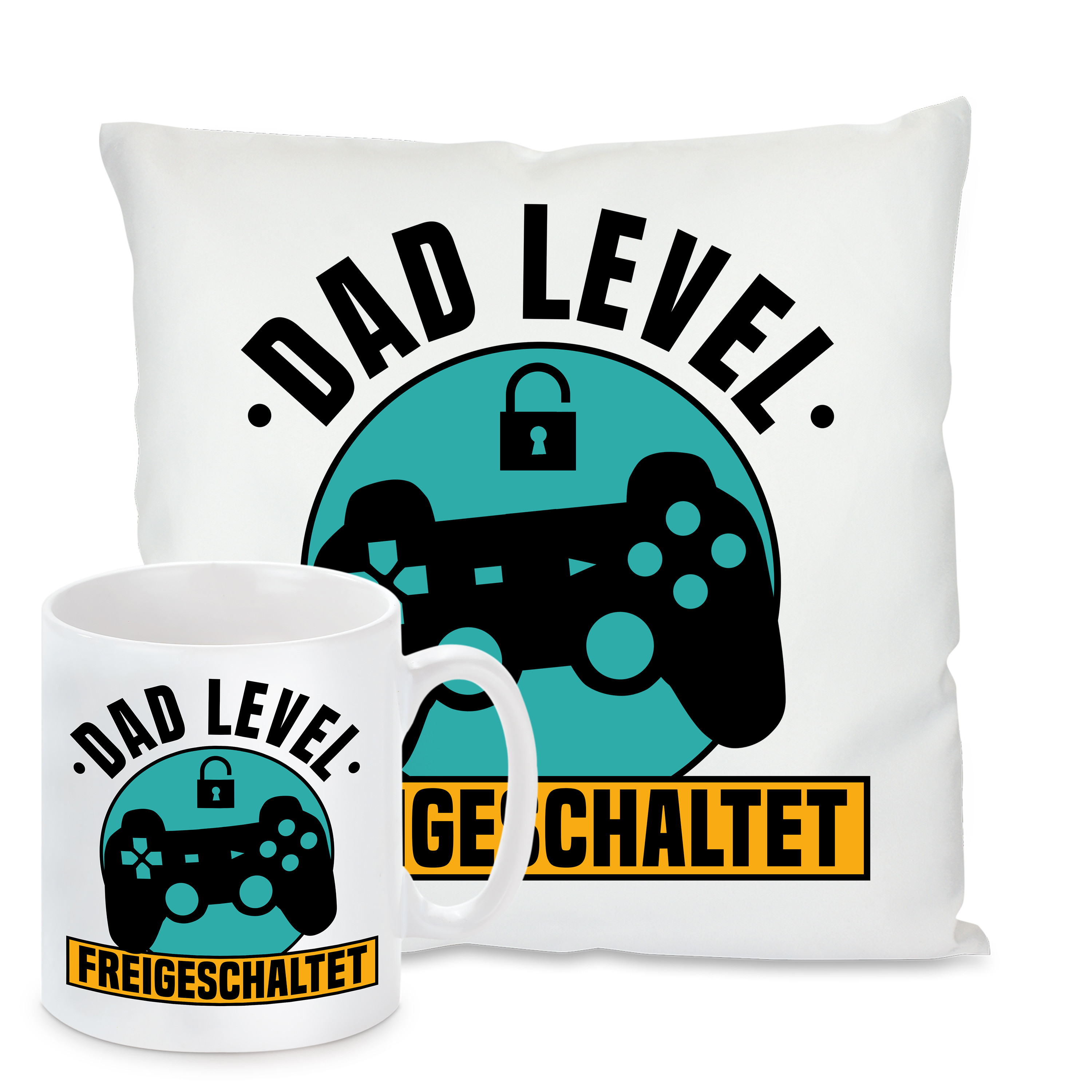 Kissen oder Tasse: Dad Level freigeschaltet