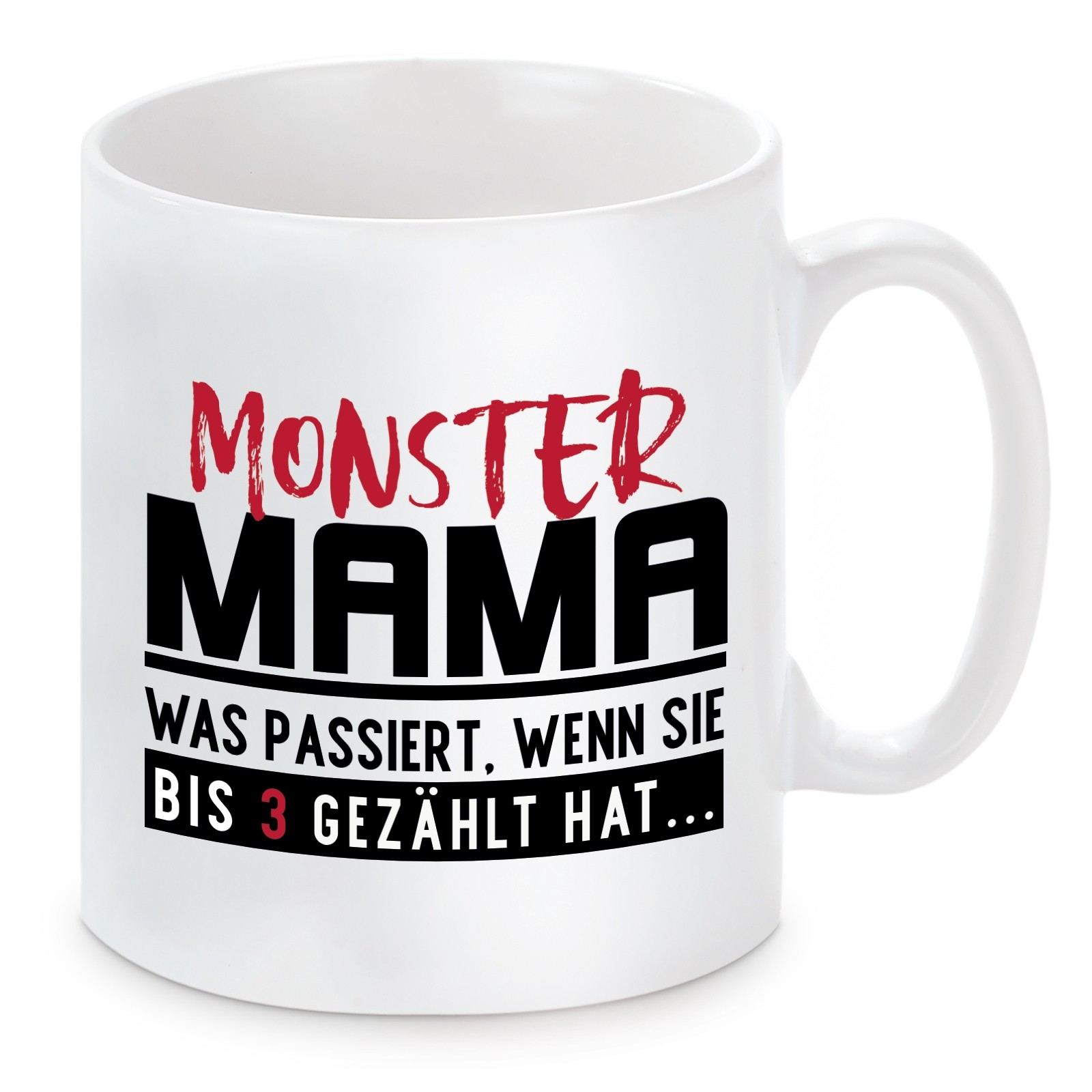 Tasse mit Motiv - Monster Mama 