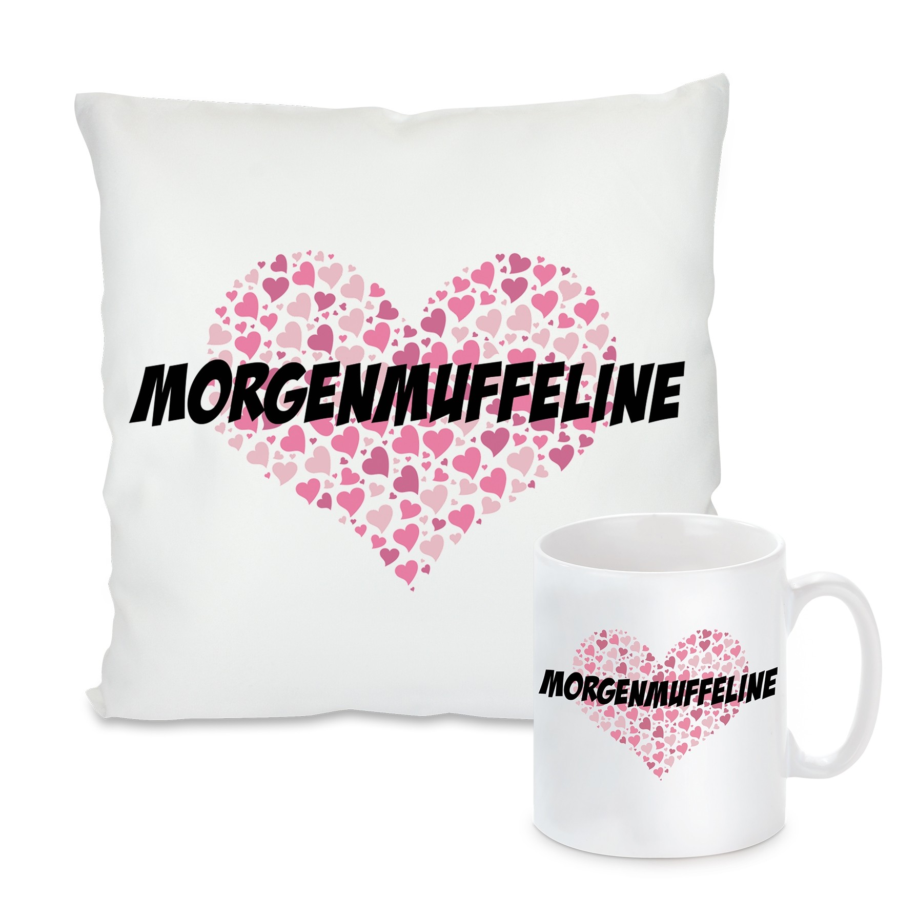 Kissen oder Tasse: Morgenmuffeline