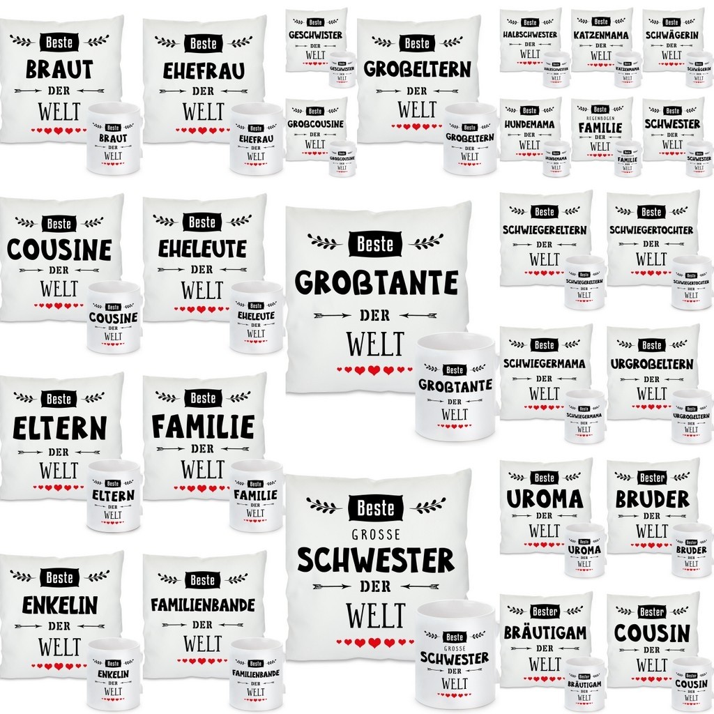 Kissen oder Tasse: Beste "Wunschmotiv" der Welt