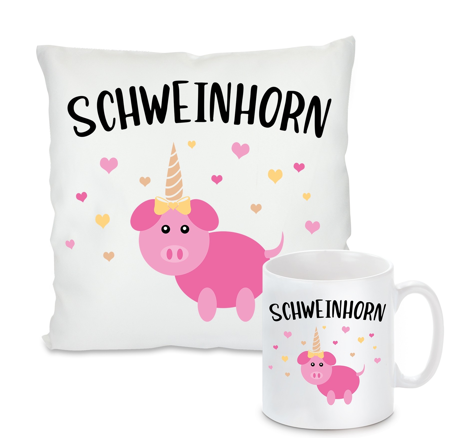 Kissen oder Tasse: Schweinhorn