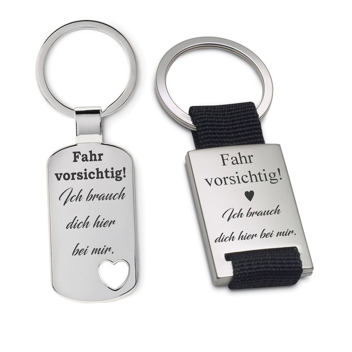 Acryl Fahr Vorsichtig Foto Schlüsselanhänger mit Name-Valentinstagsges –  wasschenk