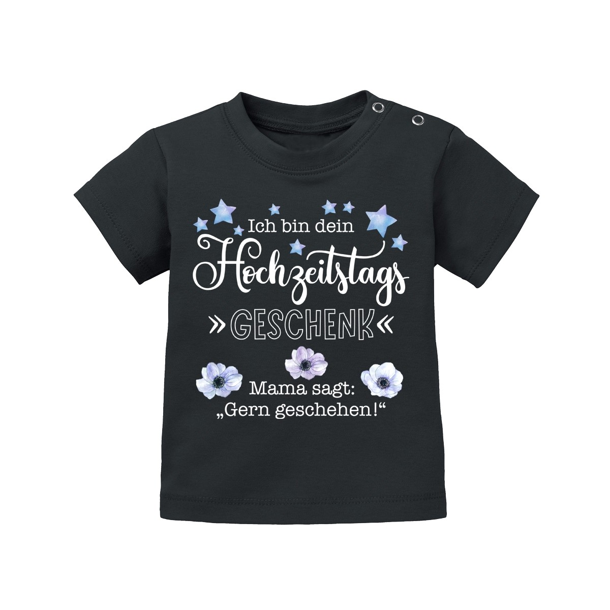 Babyshirt: Ich bin dein Hochzeitstagsgeschenk (Mama sagt...)