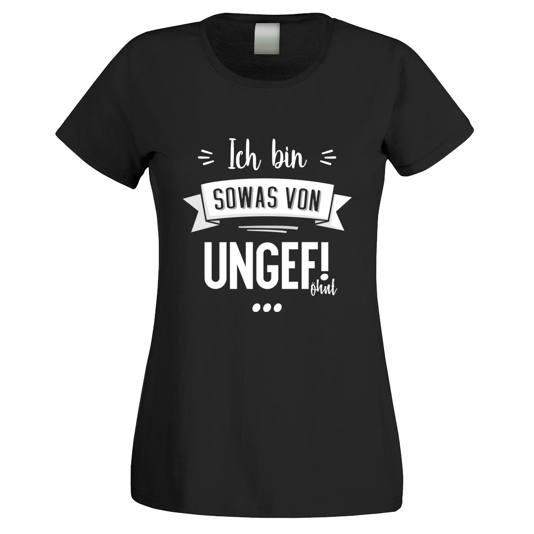 Funshirt weiß oder schwarz - als Tanktop, oder Shirt - Ich bin sowas von...