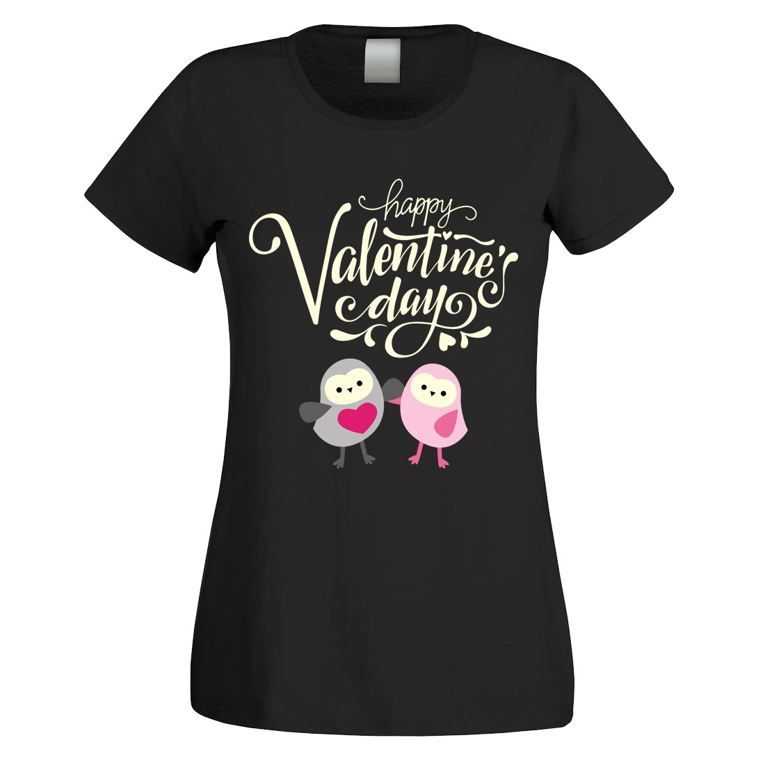 Funshirt weiß oder schwarz, als Tanktop oder Shirt - Happy Valentine’s Day!