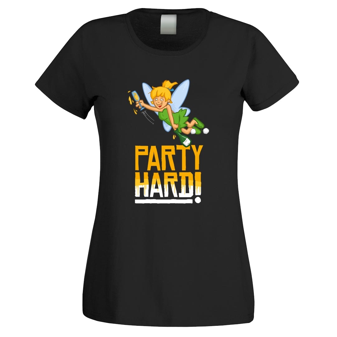Funshirt weiß oder schwarz - als Tanktop, oder Shirt - Party Hard!