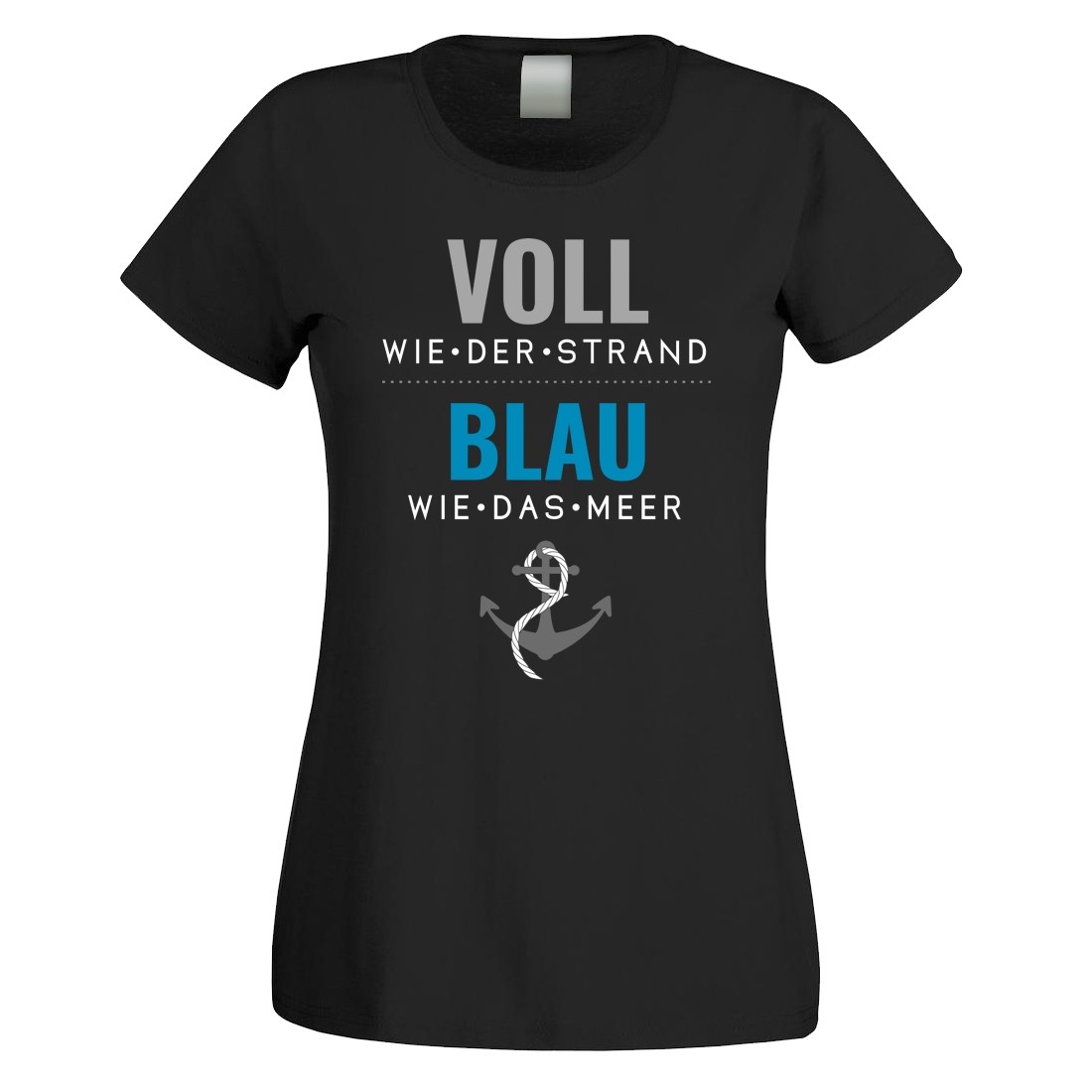 Blau Wie Das Meer Voll Wie Der Strand