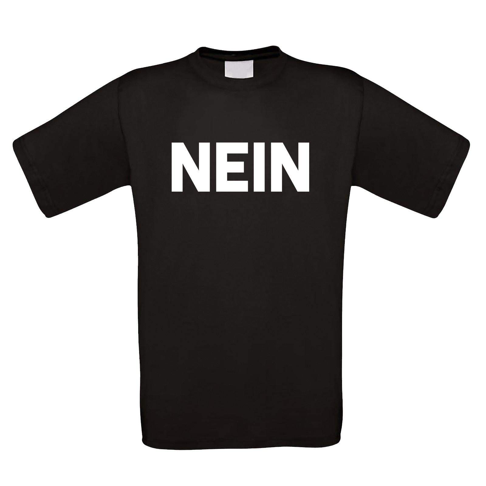 Funshirt weiß oder schwarz - als Tanktop, oder Shirt - NEIN