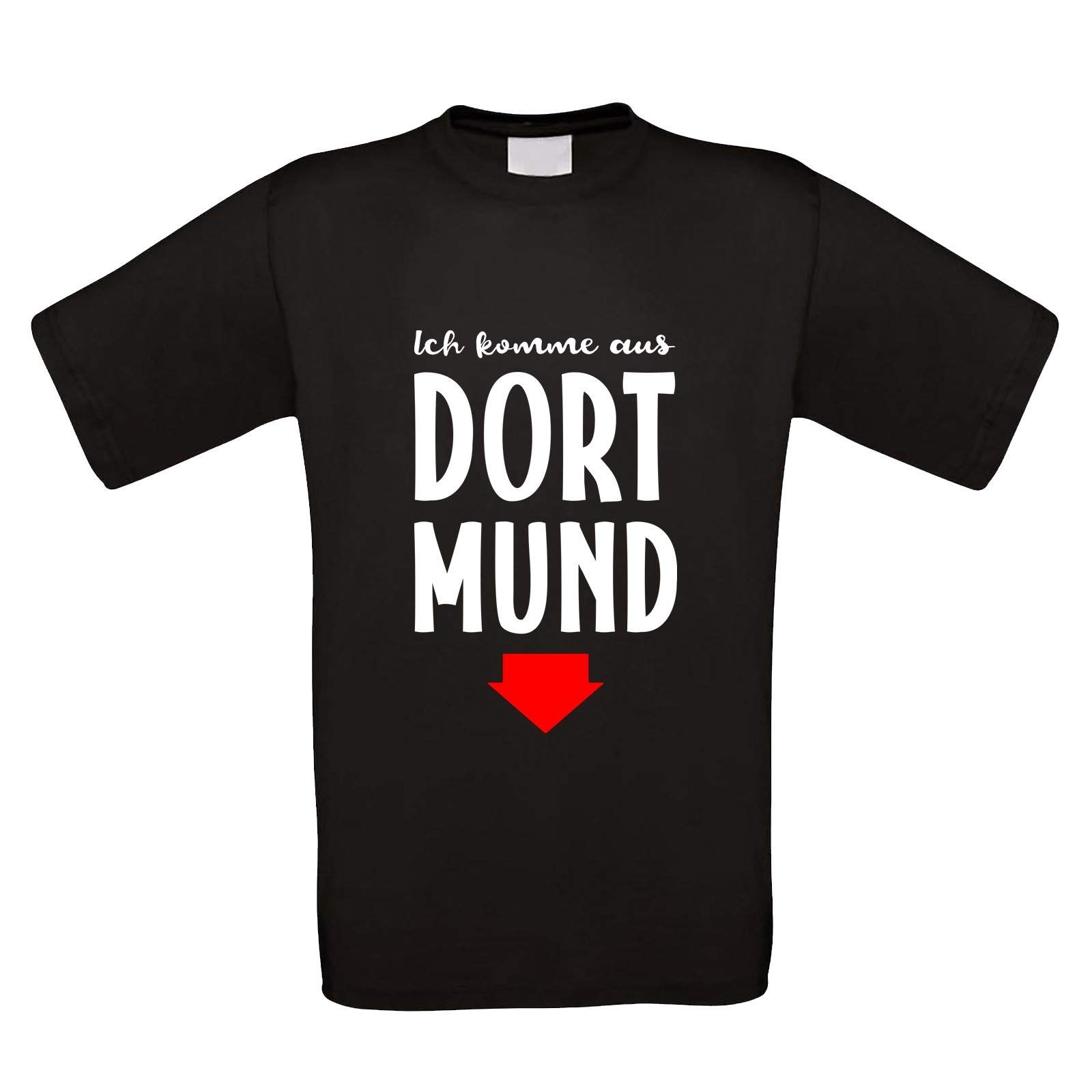 Funshirt weiß oder schwarz, als Tanktop oder Shirt - Dortmund