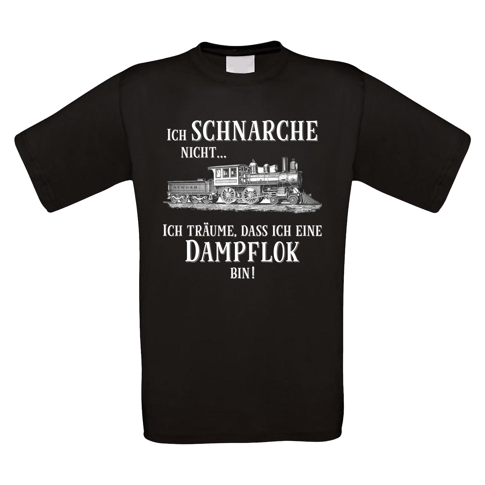 Funshirt weiß oder schwarz, als Tanktop oder Shirt - Ich schnarche nicht...