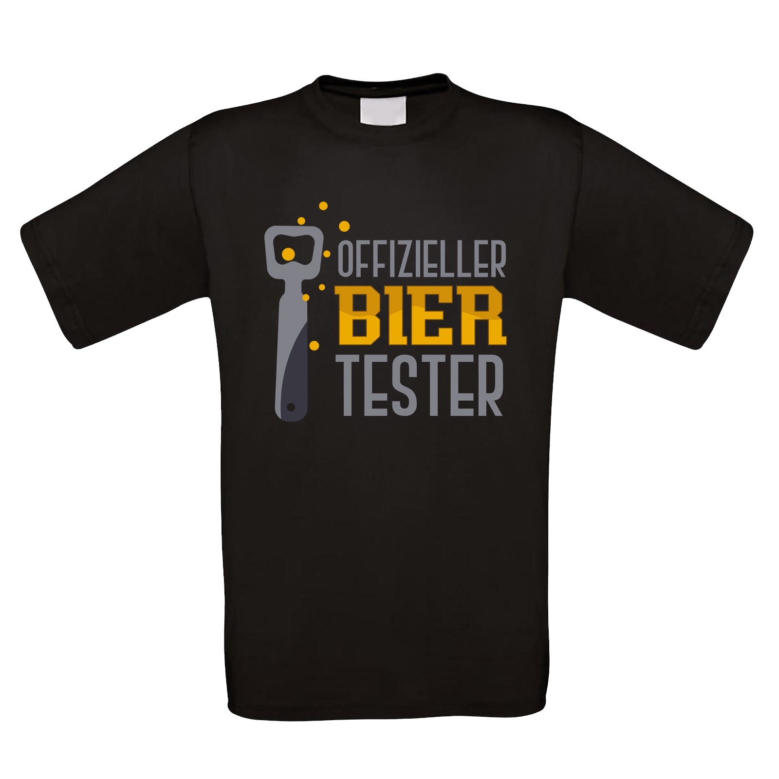 Funshirt weiß oder schwarz, als Tanktop oder Shirt - Offizieller Biertester!