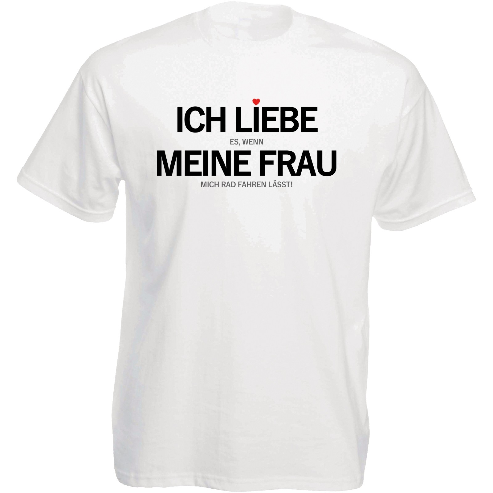 Funshirt weiß oder schwarz, als Tanktop oder Shirt - Ich liebe es, wenn meine Frau...