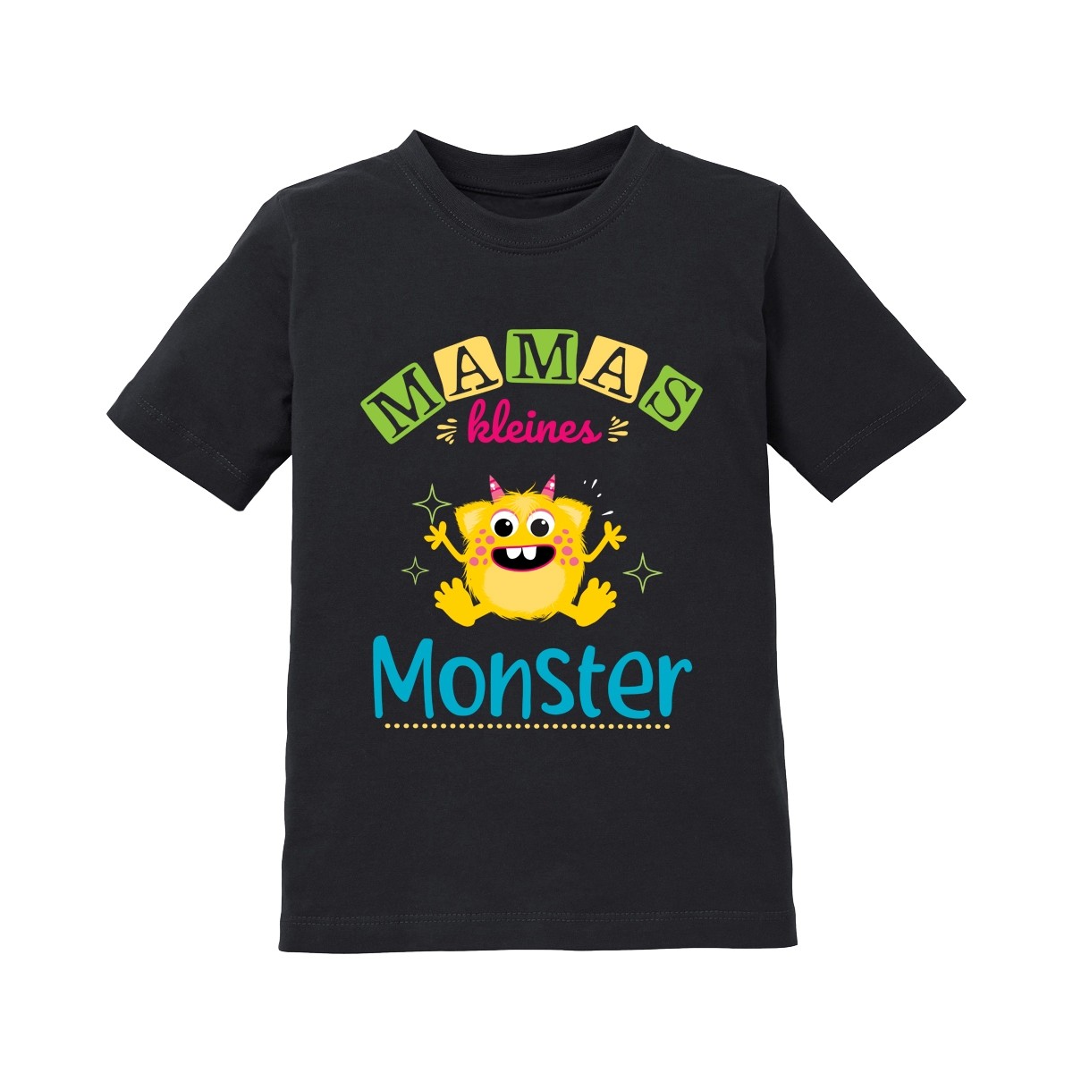 Kinder T-Shirt Modell: Mamas kleines Monster.