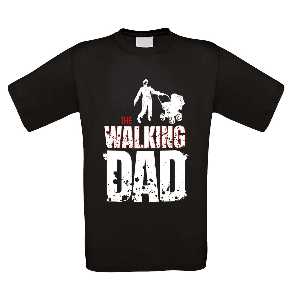 Funshirt weiß oder schwarz - The walking Dad
