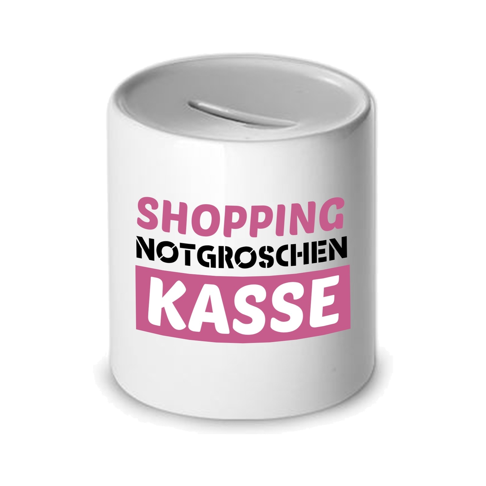 Spardose - Shopping Notgroschen Kasse