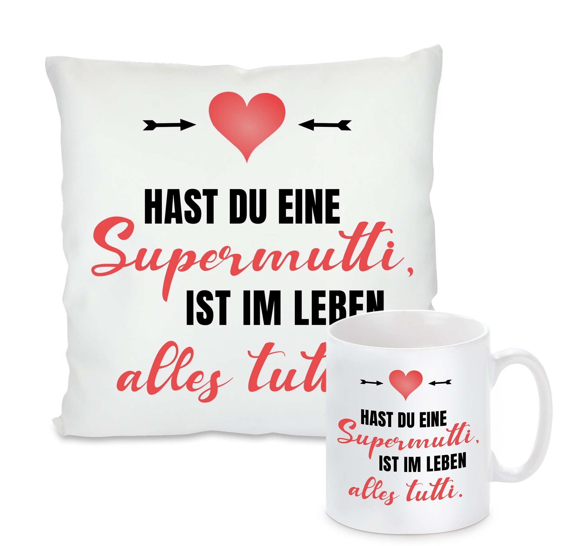 Kissen oder Tasse: Supermutti