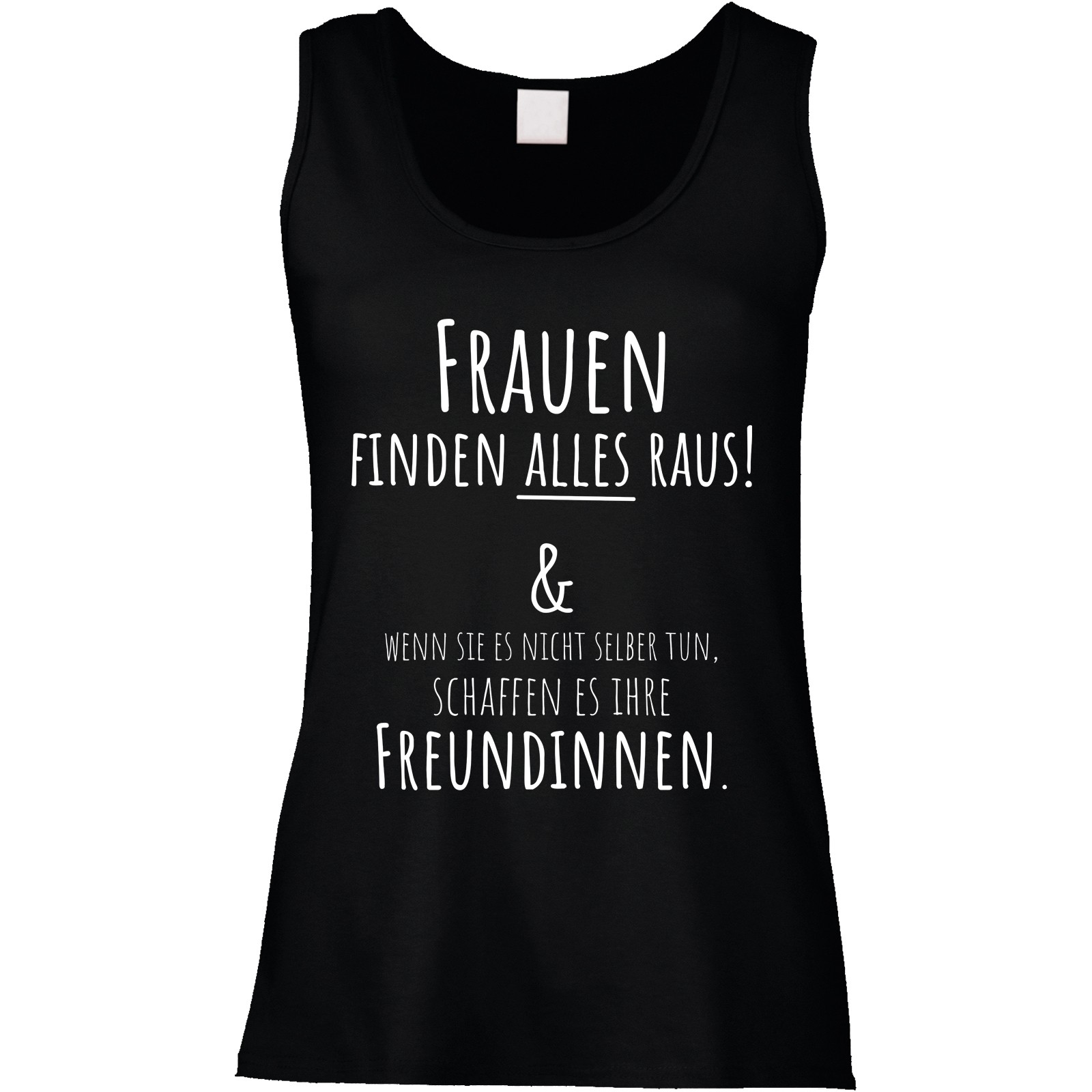 Funshirt oder Tanktop: Frauen finden ALLES raus!...