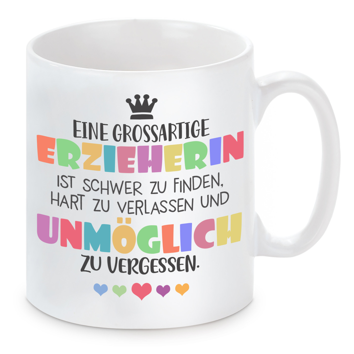 Tasse mit Motiv - Erzieherin