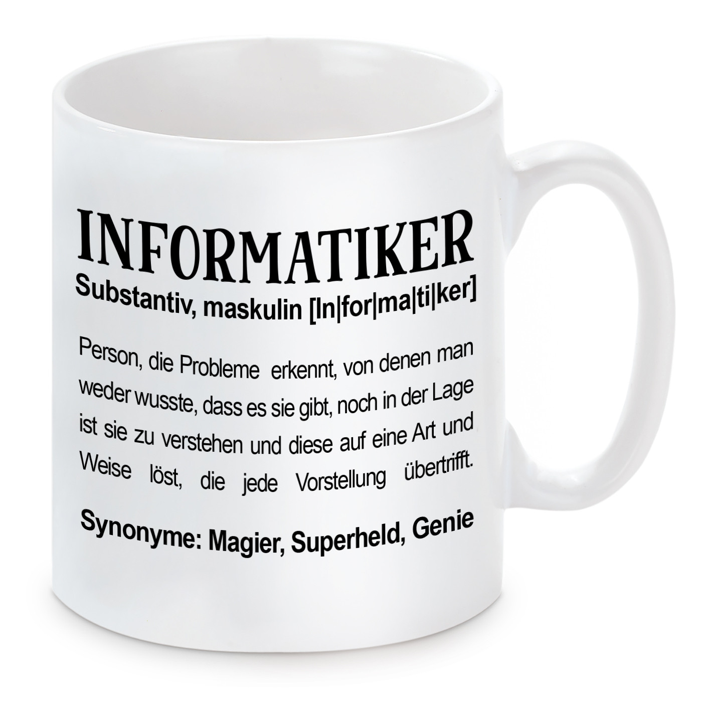 Tasse mit Motiv - Informatiker