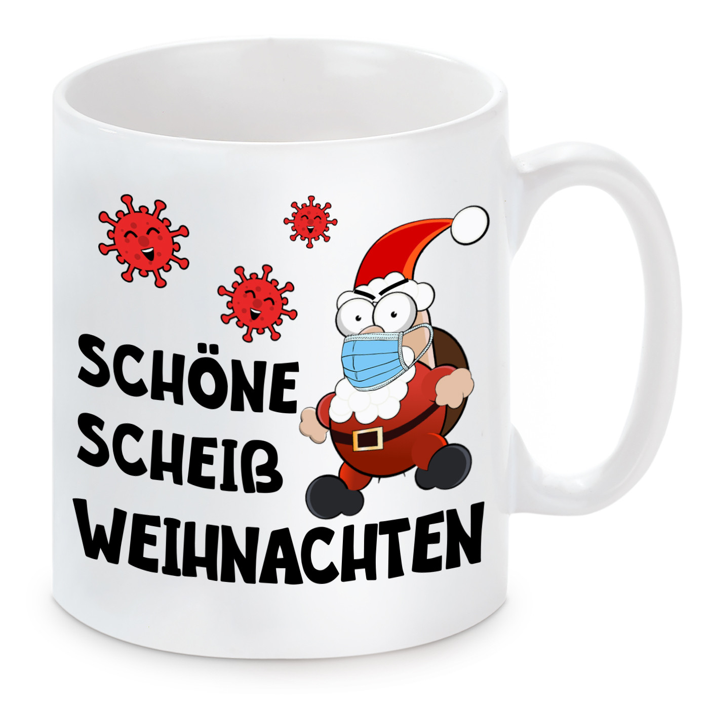 Tasse mit Motiv - Schöne scheiß Weihnachten