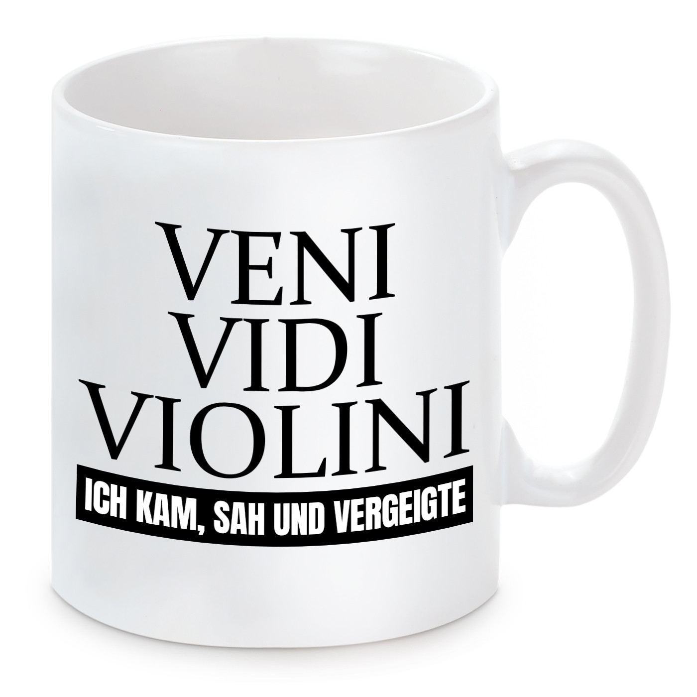 Tasse mit Motiv - Veni Vidi